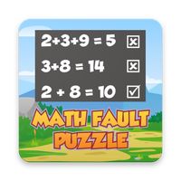 Math Fault Puzzle - Find the r