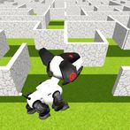 Futuristic Puppy Maze Run Simu