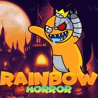 Scary rainbow grany horror