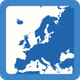 Europe blank map