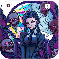 Horror Dark Color by Number