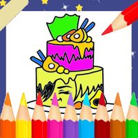 Coloring 3D Cake Birthdays