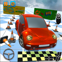 Street car drive car parking