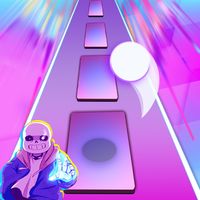 Sans FNF Undertale Tiles Hop