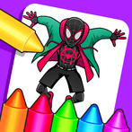 Miles Morales Coloring Book