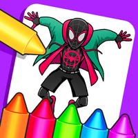 Miles Morales Coloring Book