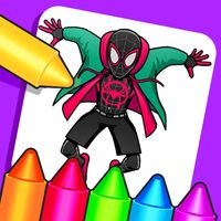 Miles Morales Coloring Book