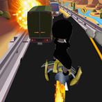 Subway Wednesday Addams run