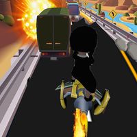 Subway Wednesday Addams run