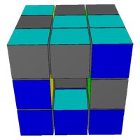 3D Sliding Cube Puzzle