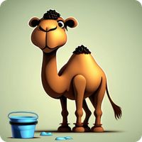 Camel Cartoon Maze Game