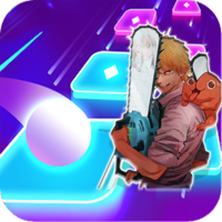 Chainsaw Man - Tiles Hop Game