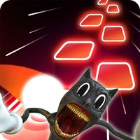 Cartoon cat  - Beat Hop tiles