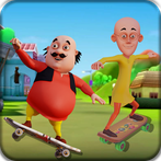 Motu Patlu Super Hero Skater