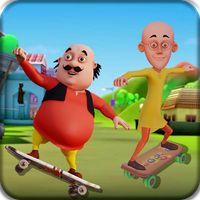 Motu Patlu Super Hero Skater