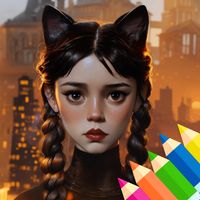 Wednesday Addams Family Art