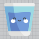Happy Filled Glass Three