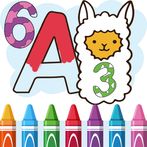 Alphabet And Numbers Coloring
