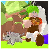 Obby Parkour Zoo Animals