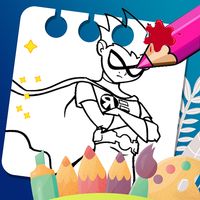 Teen Titans Coloring book Hero
