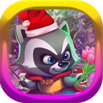Yule Magician Raccoon Escape
