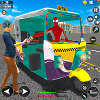 Superhero TukTuk Rickshaw Game