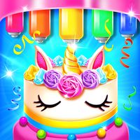 Rainbow Glitter Birthday Cakes