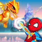 Spider Stickman Warrior Battle