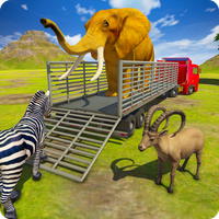Wild Animal Simulator Truck 3D