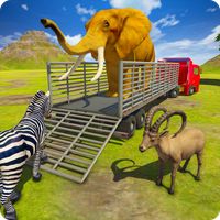 Wild Animal Simulator Truck 3D