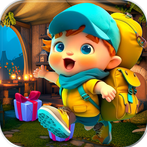 Hiker Little Boy Escape