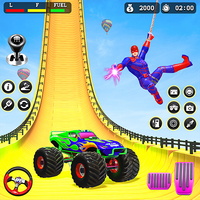 Monster Truck Ramp: Car Games