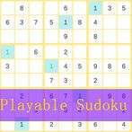 Playable Sudoku