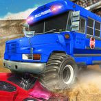Police Bus Derby Crash Stunts