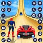 Hero Car Mega Ramp Games