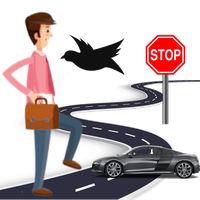 Run Man game – late for office