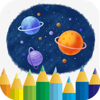 Space Planet Coloring