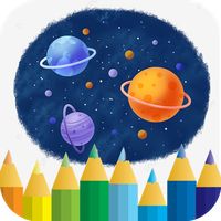 Space Planet Coloring