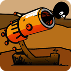 Stickman Dismounting: Cannon
