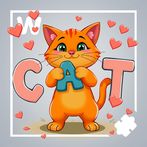The cat in the word