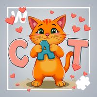 The cat in the word