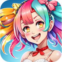 Rainbow Anime Girl Dress up