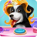 Fluffy Dog Animals Vet Games