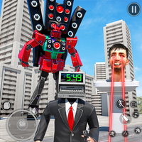 Toilet Games-3D Toilet Monster