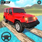 Prado Car Vs Log Bridge