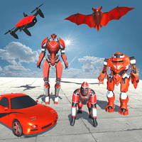 Gorilla Robot Car Games 3D