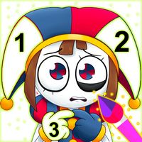 Color By Number Digital Circus
