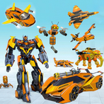 Fly Robot Car Transformation