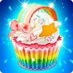 Rainbow Cupcake Cooking Games