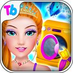 Laundry Wash Clothes And Iron